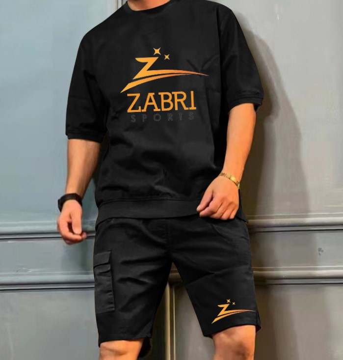 ZS-Men's 2 piece casual summer high quality cotton/ polyester set.